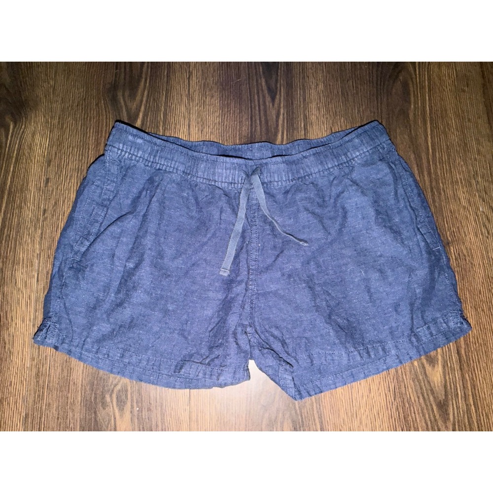 Patagonia Island Farer Shorts Womens S Blue Excellent Hemp Organic Cotton